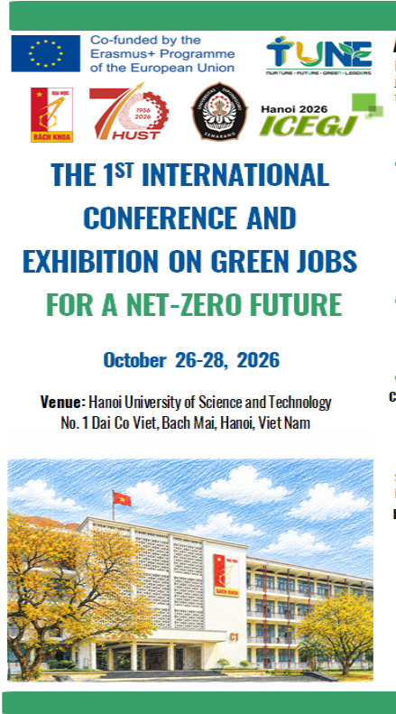 Hội nghị và Triển lãm về Việc làm Xanh hướng tới Tương lai Net Zero - Hà Nội, ngày 26 - 28 tháng 10 năm 2026